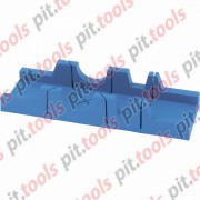 Стусло, 295 х 65 мм, пластиковое, 3 угла для запила (СИБРТЕХ)