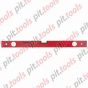 Уровень алюминиевый, 600 мм, 3 глазка, красный, линейка (MATRIX)