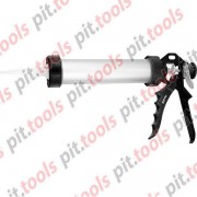 Пистолет для герметика, 400 мл, "закрытый", алюминиевый корпус, круглый шток 8 мм (SPARTA)