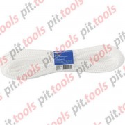 Шнур вязаный полипр. с серд. белый, 6 мм, L20 м, 95-110 кгс Россия (СИБРТЕХ)