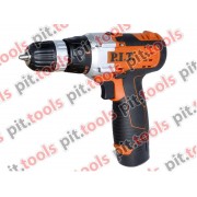 Аккумуляторный шуруповерт PIT - P31026-PRO, 12 В, Li-ion 